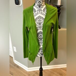 Green Women's cardigan Sweater size small